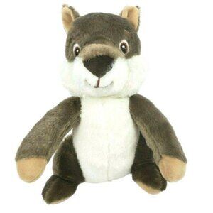 Progressive Seymour Squirrel Plush Chipmunk Stuffed Animal Toy Brown White